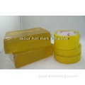 construction adhesive for fiber glass tapes and other self-adhesion products